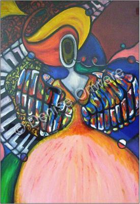 Just Jazz - Jazz Angel By Denise Clayton-Onwere - Mixed Medium