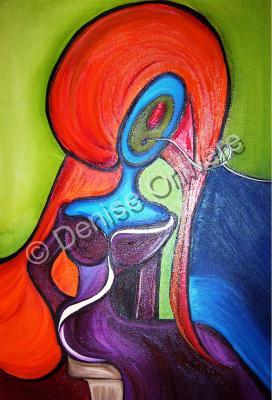 Just Jazz - Singing Hair By Denise Clayton-Onwere - Acrylic