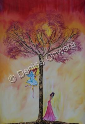 Inspirational Sight - Her Guardian By Denise Clayton-Onwere - Acrylic