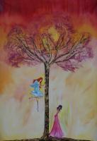 Inspirational Sight - Her Guardian By Denise Clayton-Onwere - Acrylic