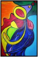 Him And Her - Life Line By Denise Clayton-Onwere - Acrylic