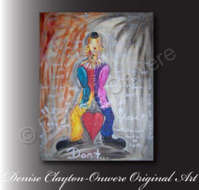 Fubar Collection - Dont Sit On Love By Denise Onwere - Acrylic