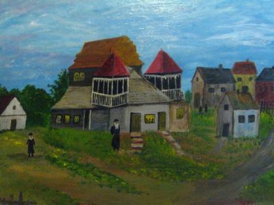 Judaica - Shtetl - Acrylic