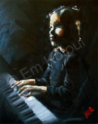 Oils - For Elisha - Oil On Canvas Board