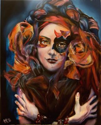 Oils - Goddess Of Chastity - Oil On Canvas