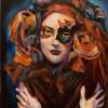Goddess Of Chastity - Oil On Canvas Paintings - By Em Kotoul, Fantasy Painting Artist