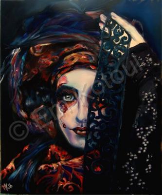 Oils - Queen Of Darkness - Oil On Canvas