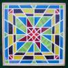 Radial Geometry - Glass Glasswork - By Gabrielle Rogers, Radial Color Design Glasswork Artist