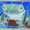 Tree Frog - Glass Glasswork - By Gabrielle Rogers, Nature Glasswork Artist