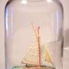 2 Tonneaux Calliope - Wood Thread Paper Paint Etc Woodwork - By Gabrielle Rogers, Sailing Sloop Woodwork Artist