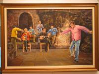 Dancing - Oil Paintings - By Nikos Constantinou, Realistic Painting Artist