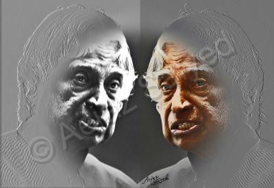 Digital Art - Dr Apjkalam - Digital Art