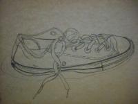 Continous Line Drawing - Graphite Drawings - By Cassi Fields, Simple Drawing Artist