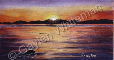 Seascape - Showtime - Watercolor