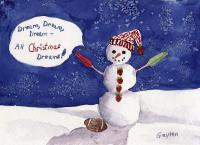 Christmas - Christmas Dreams - Watercolor