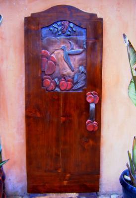 Carvings - Carved Garden Door - Chisel