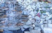 Buildings - Water Wall Rock Garden Designerbuilder - Photo Of Design