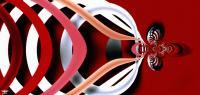 Icarus - Red Intermix 2 - Abstract