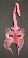 Mask 8 - Papier-Mache Sculptures - By Liviu Bora, Figurative Sculpture Artist