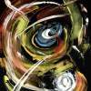 Validation - Acrylic On Black Paper Paintings - By Nikolay Pavlushko, Abstract Painting Artist