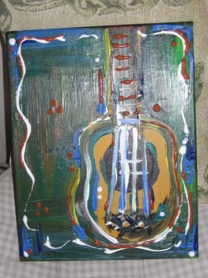 Vaughnart - Guitar Art 2010 - Acrylic