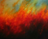 Wildfire II - Oil On Canvas Paintings - By Chad Beroth, Expressionism Painting Artist