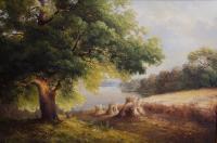 Main Painting - Landscape Of Oak - Oil On Canvas