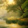 Water - Oil On Canvas Paintings - By Jan Bartkevics, Landscape Painting Artist