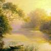 Morning Landscape - Oil On Canvas Paintings - By Jan Bartkevics, Landscape Painting Artist