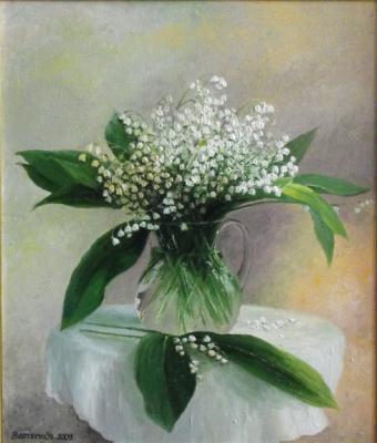 Main Painting - Still Life Of Floral - Oil On Canvas