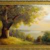 Landscape Of Oak - Oil On Canvas Paintings - By Jan Bartkevics, Landscape Painting Artist