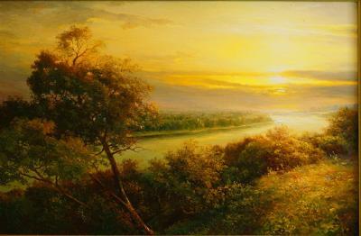 Main Painting - Daugava - Oil On Canvas