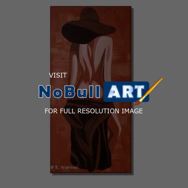 Nude - Jolie - Acrylic Painting - Acrylics On Canvas