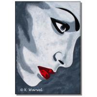 Marla - Acrylics On Canvas Paintings - By Klaudia Warwel, Pop Art Painting Artist