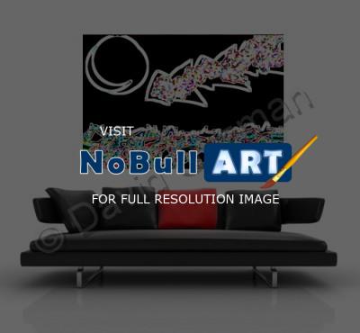 28 Digital Artworks - Moon Lightning Ocean - Digital