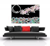 28 Digital Artworks - Moon Lightning Ocean - Digital