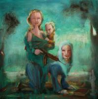 The Tower - Oil Paintings - By Desmond Shortt, Satire Painting Artist
