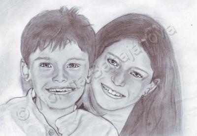 Drawing Collection - Happiness - Pencil And Paper