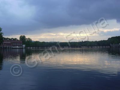 Adirondack Landscapes - Dam On The Hudson - 35Mm Color Print