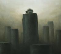 Pillars - Oils Paintings - By Stacy Drum, Surreal Painting Artist