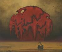Fungus Humongous - Oils Paintings - By Stacy Drum, Surreal And Landscape Painting Artist