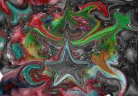 Starcrossed - Graffitti Mixed Media - By John Wayne, Digitally Altered Paintings Mixed Media Artist