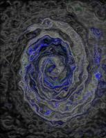 Spiraling Snake - Abstract Mixed Media - By John Wayne, Digitally Altered Paintings Mixed Media Artist