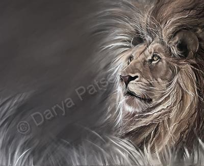 Love - Lion - Pastel