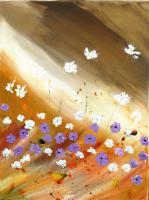 Flowers - - - Acrylic On Canvas