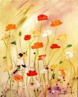 Flowers - -- - Acrylic On Canvas