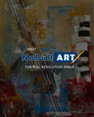 Instruments - Music Thru Time - Acrylic On Canvas