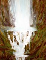 Scenery - Cascade - Acrylic On Canvas