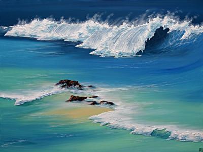 Seascapes - Hidden Laughter - Acrylic