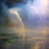 Parker Florida Storm - Oil On Canvas Paintings - By Joe Belmont, Impressionist Painting Artist